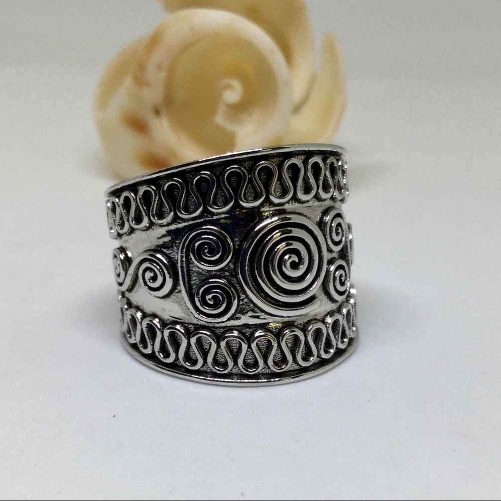 🏖 boho Sterling Silver Ring Last Size available